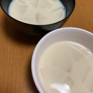 大根と豆乳のとろとろスープ